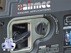 airmec electric inverter generators twin