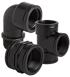 pippohydro raccordi filettati in polietilene in plastica plastic polyethylene threaded fittings