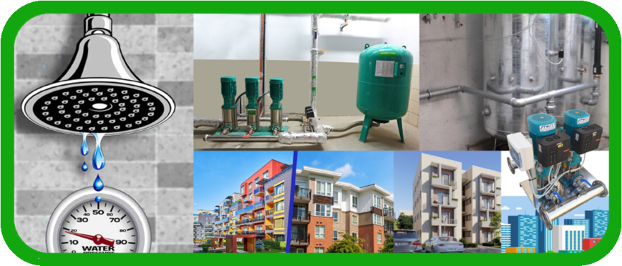 Installazione impianti di autoclave soluzione condominio pompa aumetno pressioneacqua da serbatoio con pompe trifase