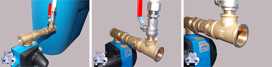 bypass per collegamento acqua diretta pompa autoclave presscontrol