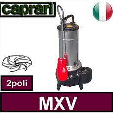 Pompa per acque luride con girante vortex anti intasamento elettropompa sommersa caprari 1400 giri professionale elettropompa sommersa caprari listino prezzi offerta sottocosto prezzo migliore pippohydro