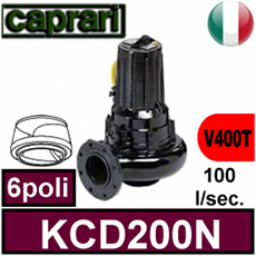 Pompa per acque luride con girante speciale a doppio canale ad elevato rendimento elettropompa sommersa caprari 1400 giri professionale elettropompa sommersa caprari listino prezzi offerta sottocosto prezzo migliore pippohydro