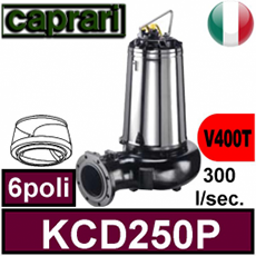 Pompa per acque luride con girante speciale a doppio canale ad elevato rendimento elettropompa sommersa caprari 1400 giri professionale elettropompa sommersa caprari listino prezzi offerta sottocosto prezzo migliore pippohydro