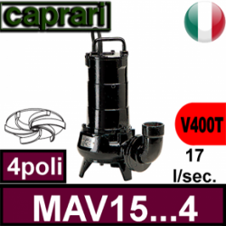 Pompa per acque luride con girante vortex anti intasamento elettropompa sommersa caprari 1400 giri professionale elettropompa sommersa caprari listino prezzi offerta sottocosto prezzo migliore pippohydro