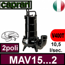 Pompa per acque luride con girante vortex anti intasamento elettropompa sommersa caprari elettropompa sommersa caprari listino prezzi offerta sottocosto prezzo migliore pippohydro