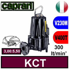 Pompa per acque luride con speciale dispositivo trituratore posto in aspirazione elettropompa sommersa caprari prezzi offerte promo schede tecniche