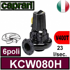 Pompa per acque luride con girante vortex anti intasamento elettropompa sommersa caprari