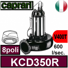 Pompa per acque luride con girante speciale a doppio canale ad elevato rendimento elettropompa sommersa caprari 1400 giri professionale elettropompa sommersa caprari listino prezzi offerta sottocosto prezzo migliore pippohydro