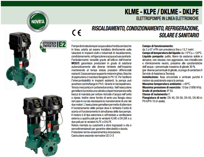 eletropompa elettronica per ricircolo acqua calda