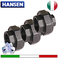 bocchettone ridotto nylon tre pezzi con oring