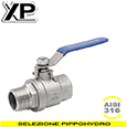valvola a sfera inox 316 mf