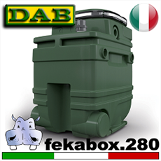 CLICCA - visita la fekafos 280, a partire dalla pagina del prodotto potrai visionare e acquistare la gamma completa di stazioni di pompaggio Dab in vendita su pippohydro stazione sollevamento pompaggio immissione espulsione fognatura fognature acque reflue acque sporche acque scure in rete pompe acque nere sommerse sommergibili vendita ebay store acquisto sicuro certificato