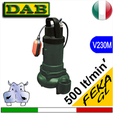 FEKA GL - versione monofase completa di galleggiante elettrico pre-montato nella pompa elettropompa a immersione qualità assistenza garanzia acquisto certificata vendita pippohydro