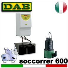CLICCA - visita il SOCCORRER 600 by Dab, a partire dalla pagina del prodotto potrai visionare e acquistare la gamma completa dei gruppi soccorritori di emergenza in vendita su pippohydro gruppo intervento soccorritore di emergenza per stazioni sollevamento pompaggio fognatura pompe sommerse sommergibili immersione vendita ebay store web commerce submersible waste water sewage pumps