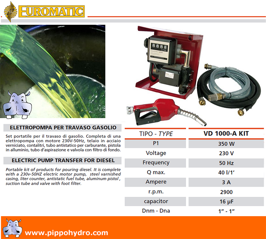 elettropompe euromatic in offerta prezzi bassi store ebay water pumps pippohydro sommerse kit travaso gasolio corrente continua