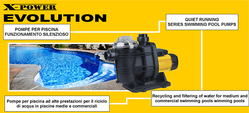 scheda tecnica informativa pompe per ricircola acqua piscina