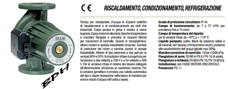 pompa di circolazione dab per impianto di riscaldamento condizionamento refrigerazione produzione dab 2015