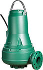espellere la fognatura con le pompe sommergibili brevettate dab
