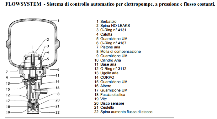 flow system per elettropompe