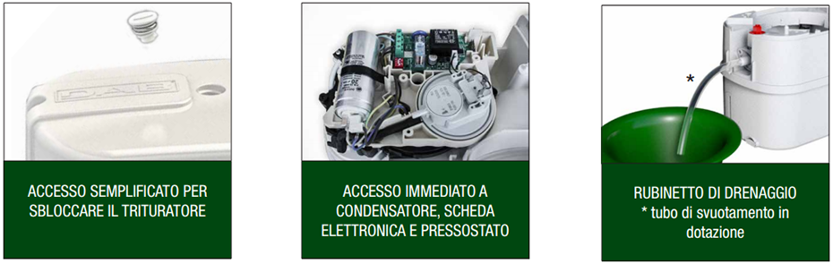 particolare dell installazione del trituratore con vaschetta integrata genix produzione dab
