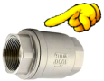 RACCOraccordi accessori inox stainlees steel check valve