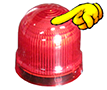 lampada segnalazione allarme pompe