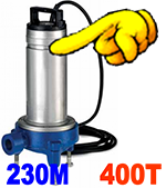 pompe con sistema trituratore dei reflui