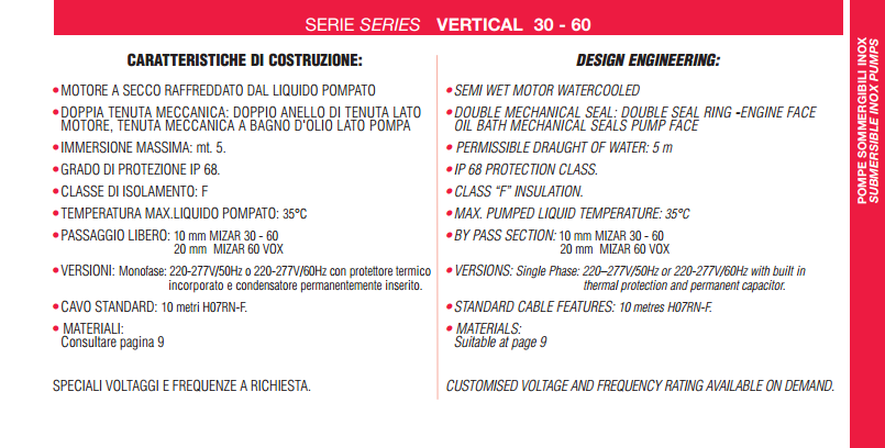 impianto pompaggio acqua
