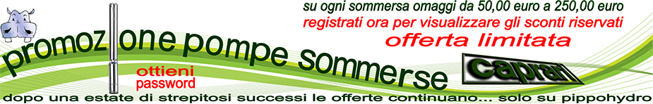 offerta prezzo promozionale su tutte le elettropompe sommerse caprari, pompe sommergibili per acque nere, pompe e immersione per acque nere con trituratore reflui offerta al miglior prezzo in italia e nel mondo