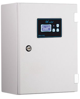 lquadro di comando centrale_electric_uv_panel_lamp_uv_lamp_water_treatment_ampade antibatteriche per trattamento disinfettazione acqua di pozzo