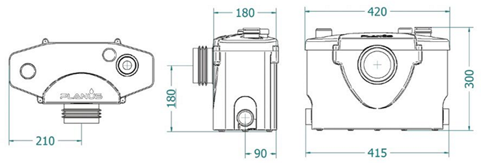 trituratore wc 560 ecolift speroni scheda tecnica