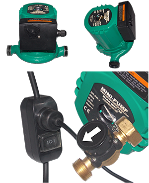 minipump  un circolatore automatico che implementa l impianto idrico di 1,2 bar di pressione