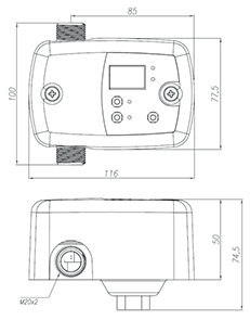 dimensioni pressostato per elettropompa switchmatic protezioni elettriche e da marcia a secco facenti parte dello switchmatic2