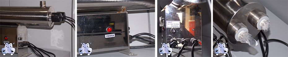 debatterizzatore ai raggi uv acqua potabile potabilizzazione dell'acqua lampade uv 