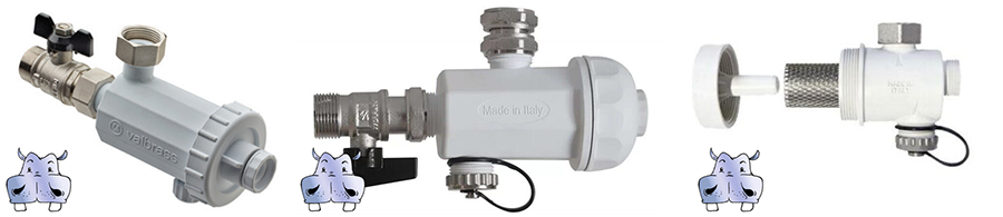 filtro magnetico defangatore per caldaia acciaio inox aisi 304