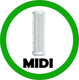 CARTUCCIA RETE LAVABILE - RICAMBIO cartuccia filtrante rete lavabile washable water filter - plastic water filter