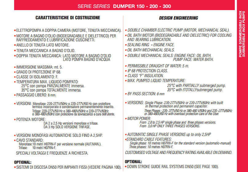 svuotamento cantinati irrigazione