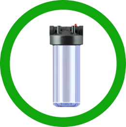 CONTENITORE PER CARTUCCE FILTRANTI filtrazione professionale - trattamento acqua casa - filtri pre addolcitore - filtro post addolcitore - contenitor filtrante pretrattamento depuratore